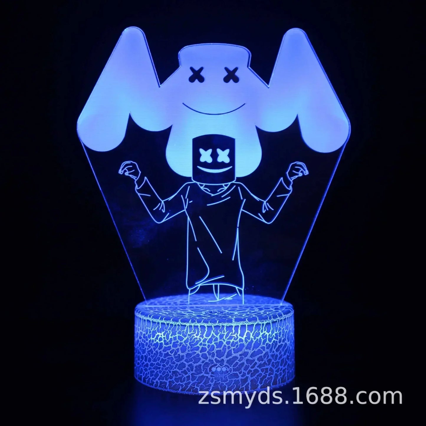 Fortnite 3D Illusion Lamp Game Setup Patterns LED Night Light Gamer Decoration Table Lamp Game Room Decor