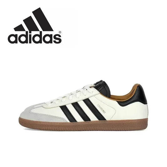 Adidas Samba OG JJJJound White Vegan Clover Men's and Women's Shoes Classic Retro Lightweight German Training Shoes