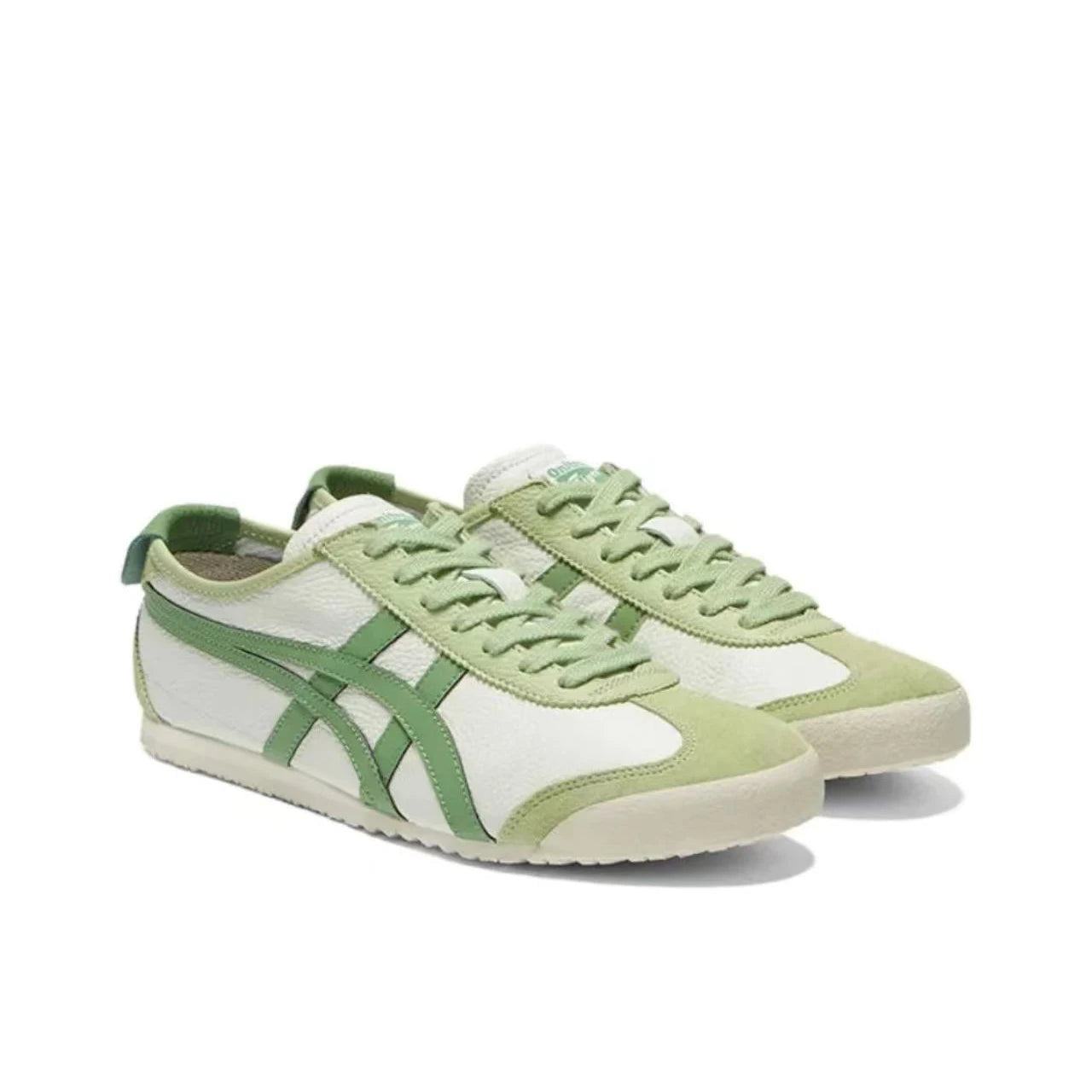 Asics Onitsuka Tiger MEXICO 66 Running Shoes Classic Women Men Lightweight Sneaker White Green