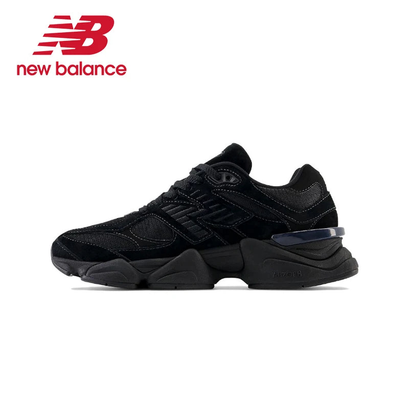 Original New Balance NB 9060 Fabric Synthetic Leather Retro Sports Anti-Slip Wear Casual Shoes Unisex Sneakers U9060ECA