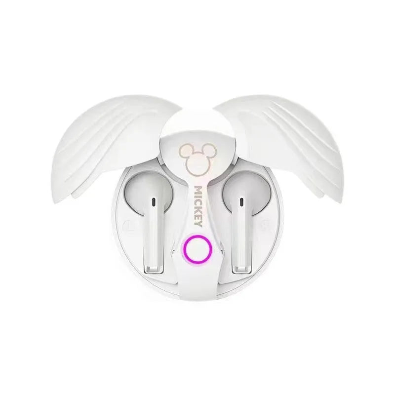 Disney Angel's Wings Mickey Mouse Bluetooth Music Headphones Wireless Super Long Battery Life Hifi Tone Quality Noise Reduction