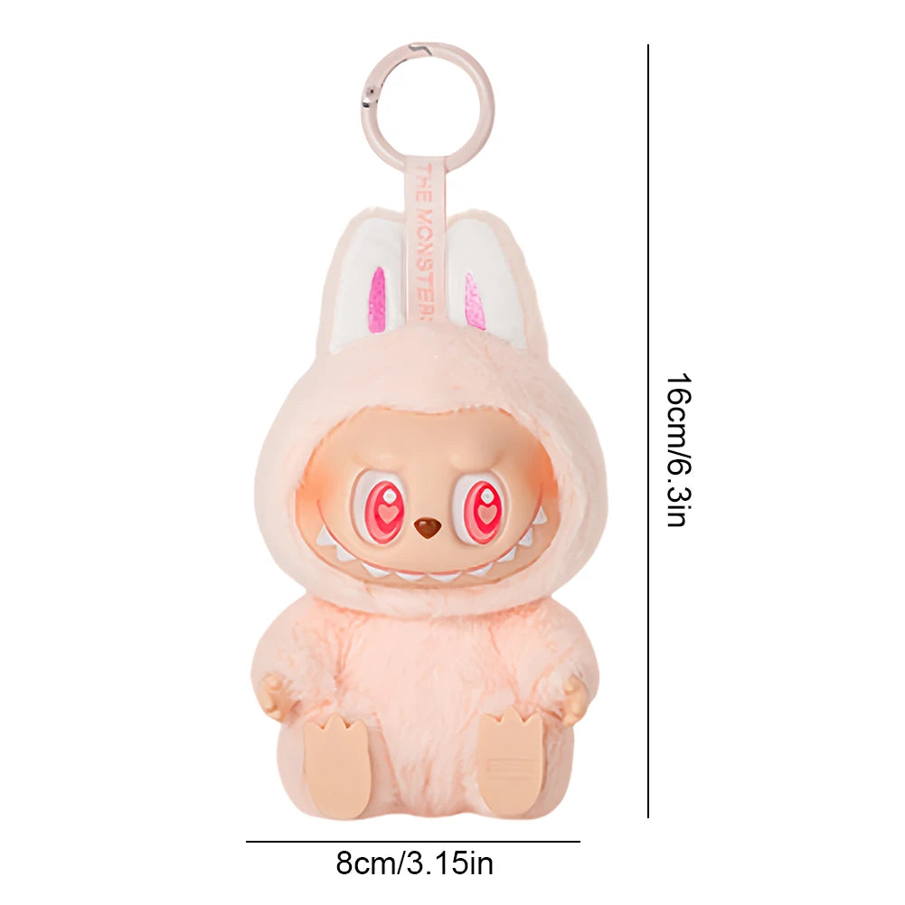 Hot Sale Anime Figure Labubu Have A Seat Series Vinyl Pendant Doll Model Toy Cute Monster Replica Keychain Toys Birthday Gifts