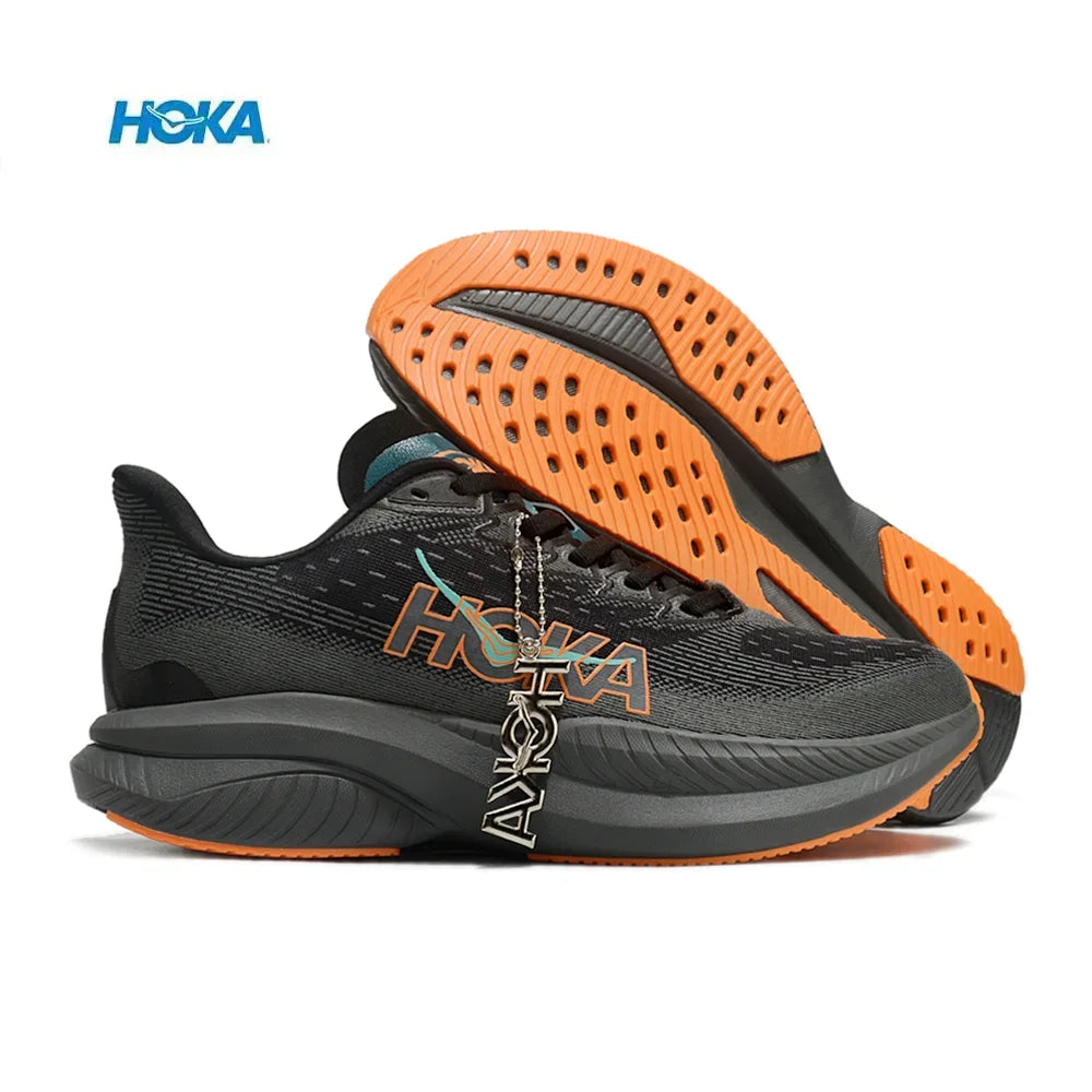 Original Hoka Mach 6 Men Women Lightweight Running Shoes Elastic Cushioning Sneakers Breathable Outdoor