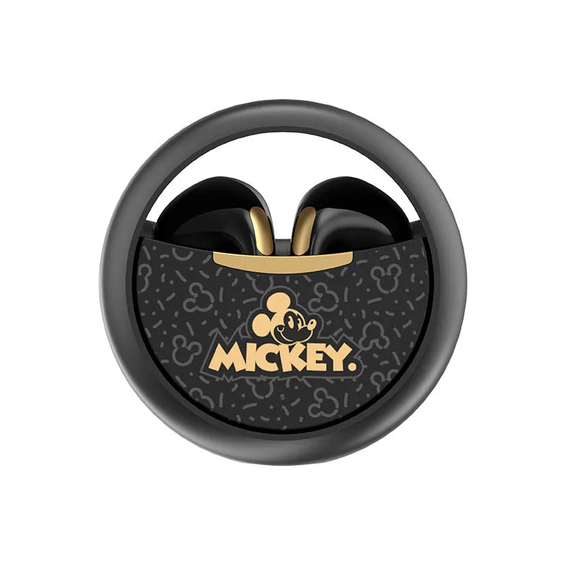 Disney A12 Rotate Bluetooth Earphones Hifi Tone Quality Alien Mickey Mouse Stereo High Definition Music Converse Earphone Gift