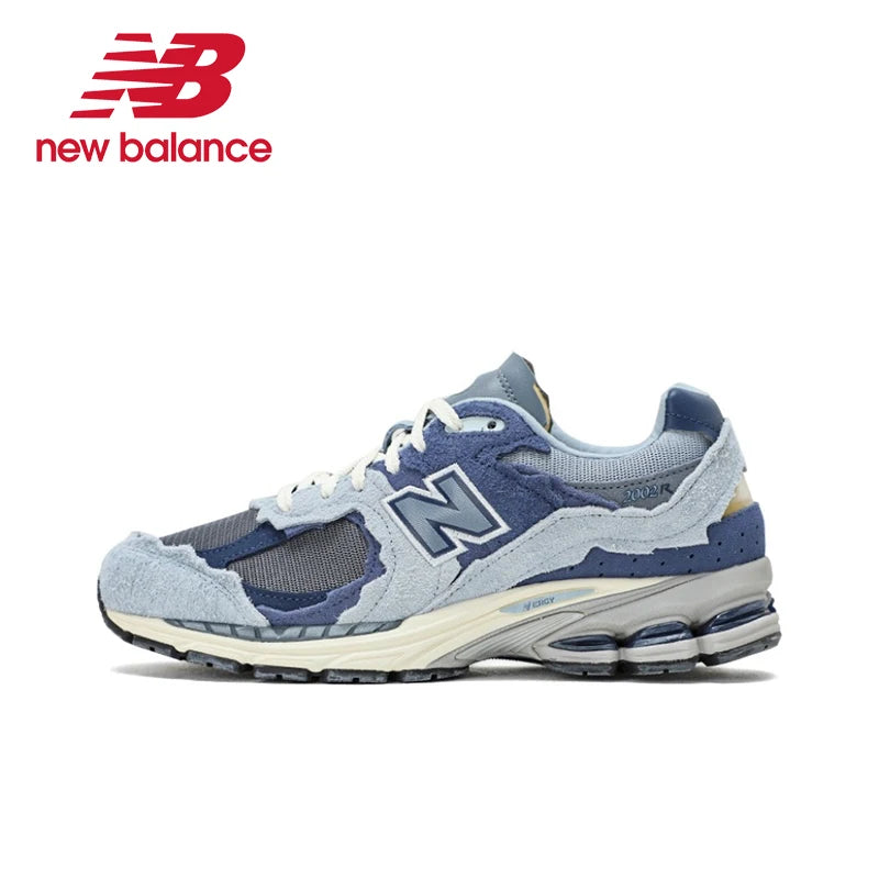 Original New Balance NB 2002R Retro All-fit Shock-absorbing Wear-resistant Running Shoes Unisex Rain Ash Sneakers M2002RDA