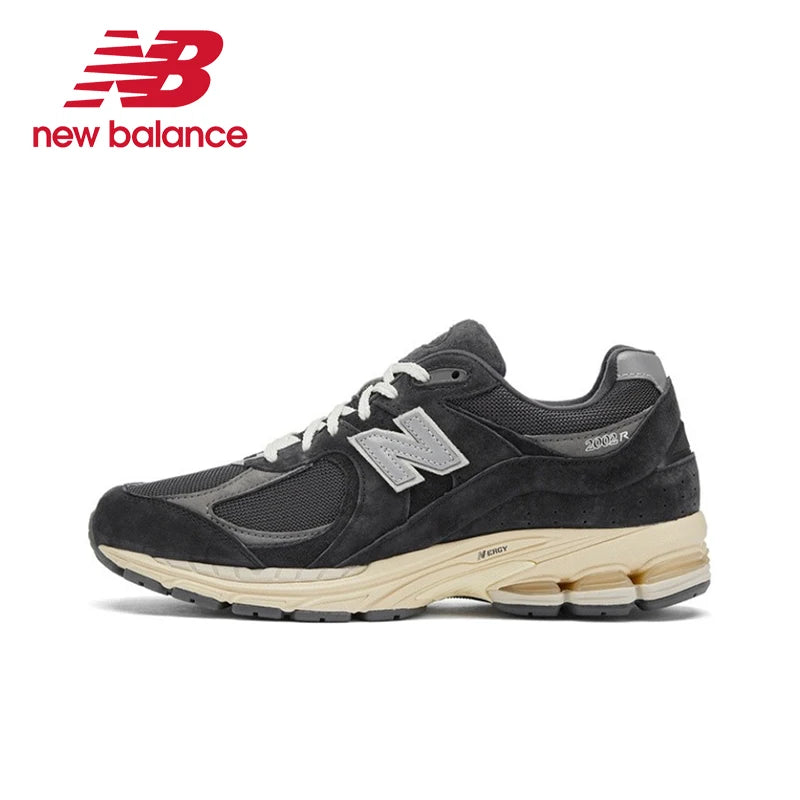 Original New Balance NB 2002R Retro All-fit Shock-absorbing Wear-resistant Running Shoes Unisex Rain Ash Sneakers M2002RDA