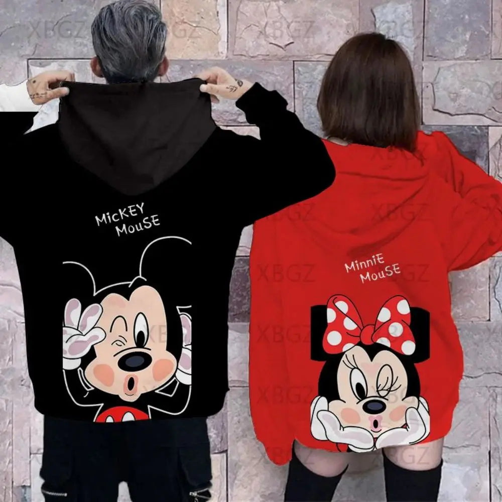 Disney Stitch Sweatshirt Woman 2024 Men's Sweatshirts Fashion Y2k Hoodie  Women's Couple Outfit Lovely Hoodies 3D Print Stitch