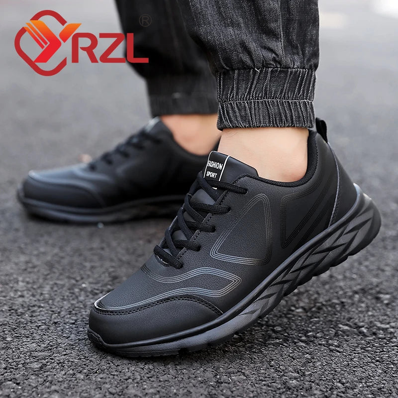 Leisure Outdoor Non-slip Male Artificial Leather Sports Shoes