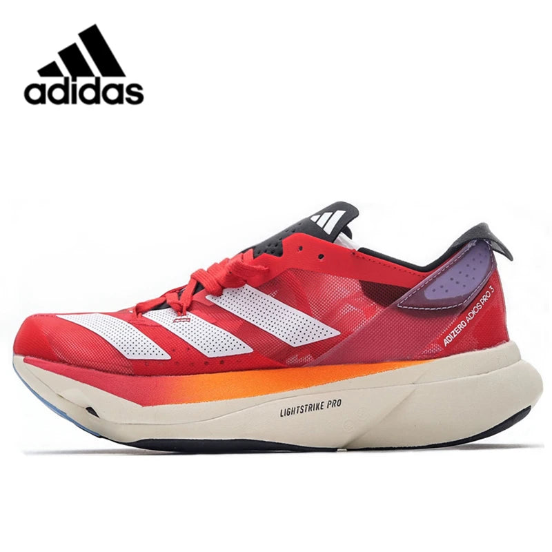 adidas adizero adios pro 3 Unisex running shoes fashion mesh breathable non-slip  sneakers