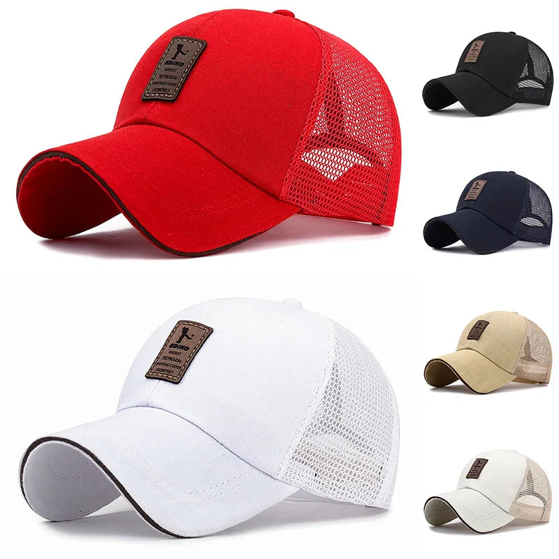 New Outdoor Sport Cap Cotton Baseball Cap Summer Trucker Hat Men Women Adjustable Hat Plain Fashion Cap Casual Leisure Hat