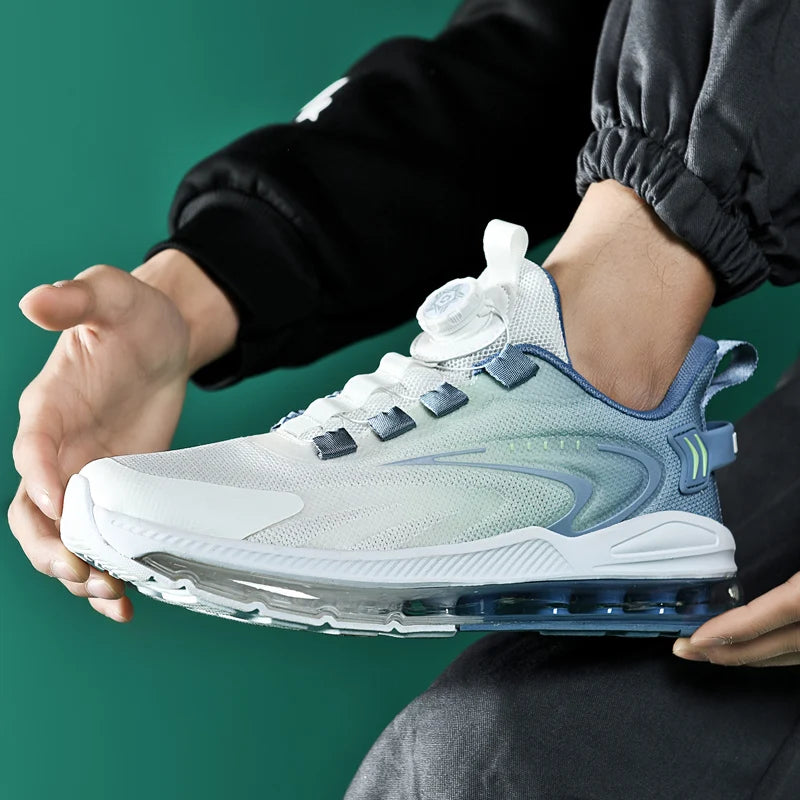 Mænd Rotary Spænde Fuld Længde Air Cushion Anti-slip sneakers