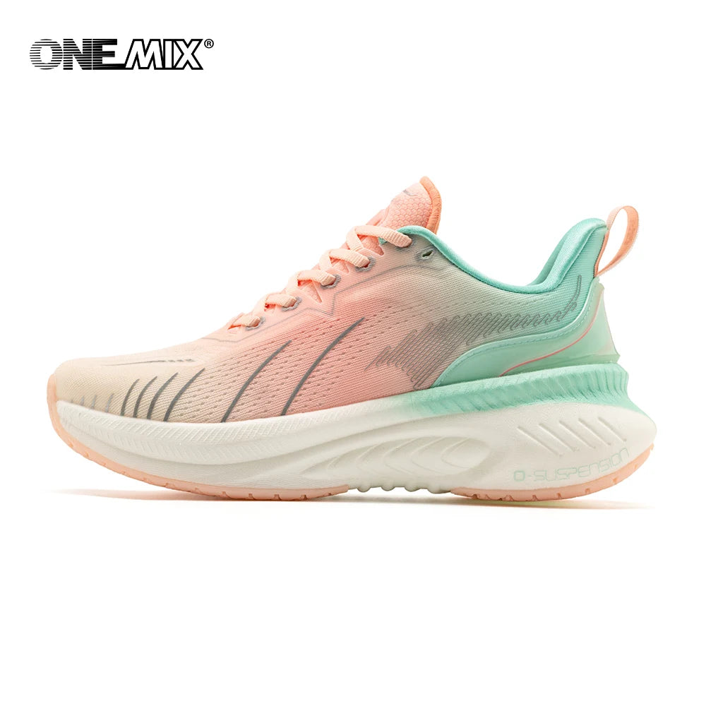 ONEMIX Motion Road Running Shoes for Men Air Cushion Outdoor Sport Trail Shoes Male Trainers Summer Jogging Shoes Women Sneakers