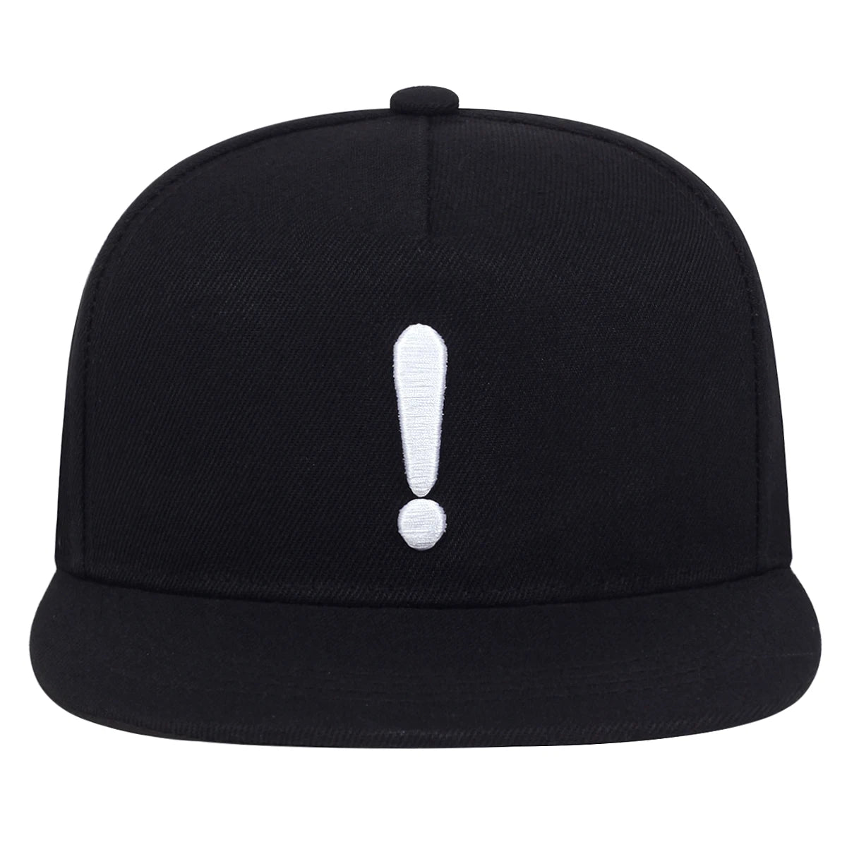 New Exclamation Mark Minimalist Style Embroidered Baseball Cap Men's Hip-Hop Hat Summer Casual Snapback Baseball Cap