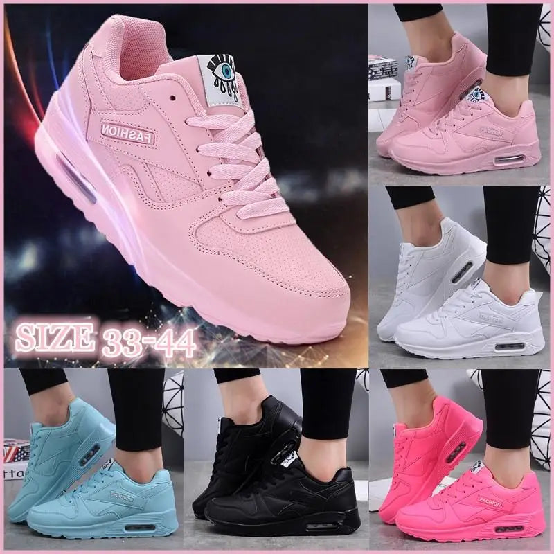 Pink Outdoor Walking Jogging Shoes Female Trainers