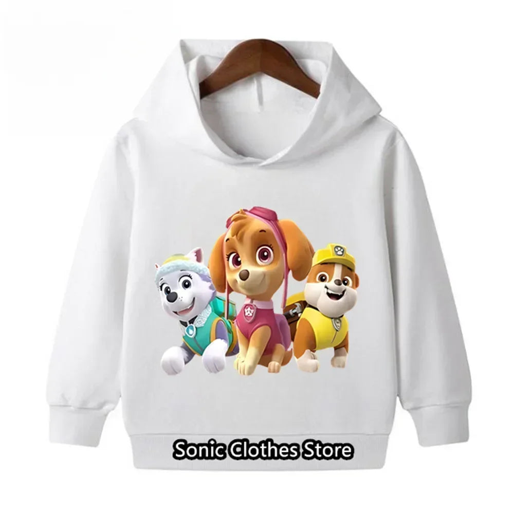 Child Paw Patrols Hoodie Kids Clothes Boys Girls Clothing Spring Autumn Sweatshirts Trapstars Cartoon Clothes Hoodie