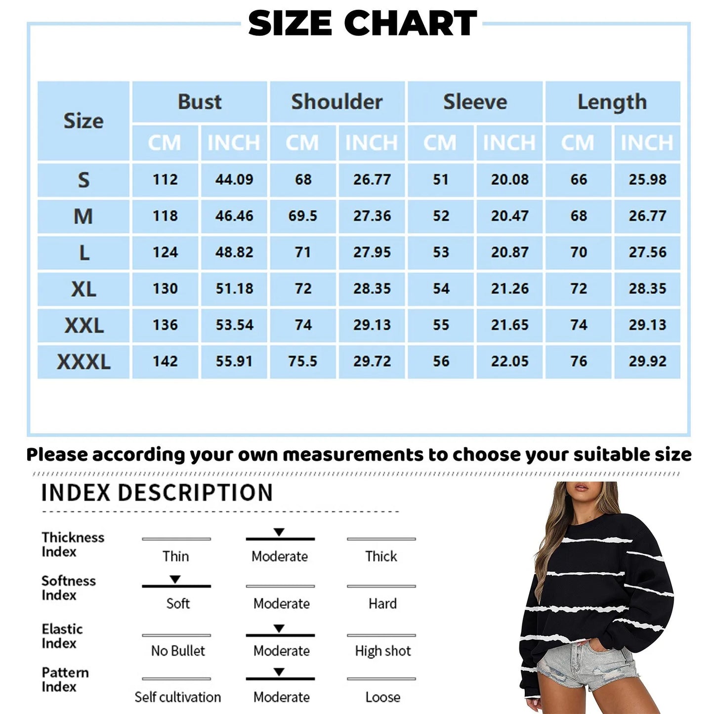 female fashion Casual Crewneck Loose Fit