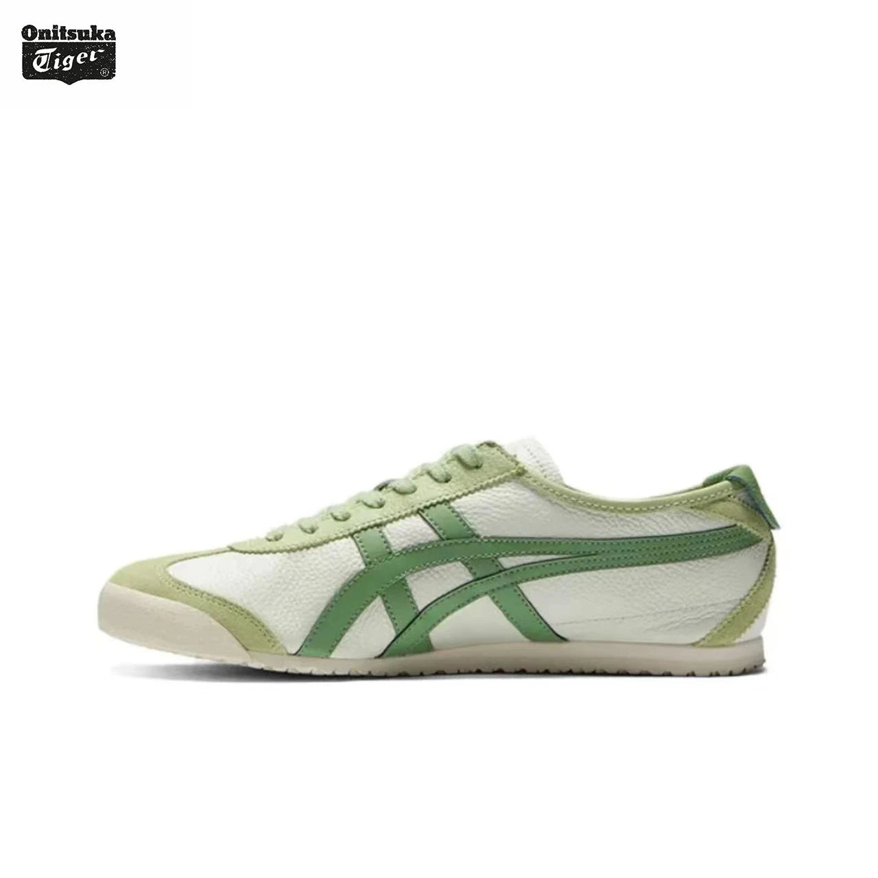 Asics Onitsuka Tiger MEXICO 66 Running Shoes Classic Women Men Lightweight Sneaker White Green