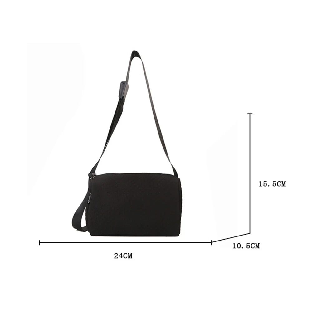 Large-capacity Shoulder Bag Women's Fashion Simple Commuter Messenger Tote Bag Handbags Pillow Shaped Satchel Bucket Bag