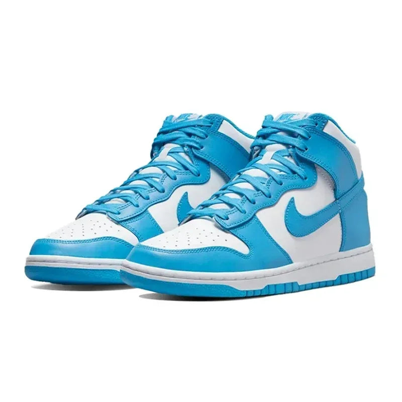 NOke Retro Dunk Skate Shoes for Men and Women, Classic Sneakers, Laser Blue