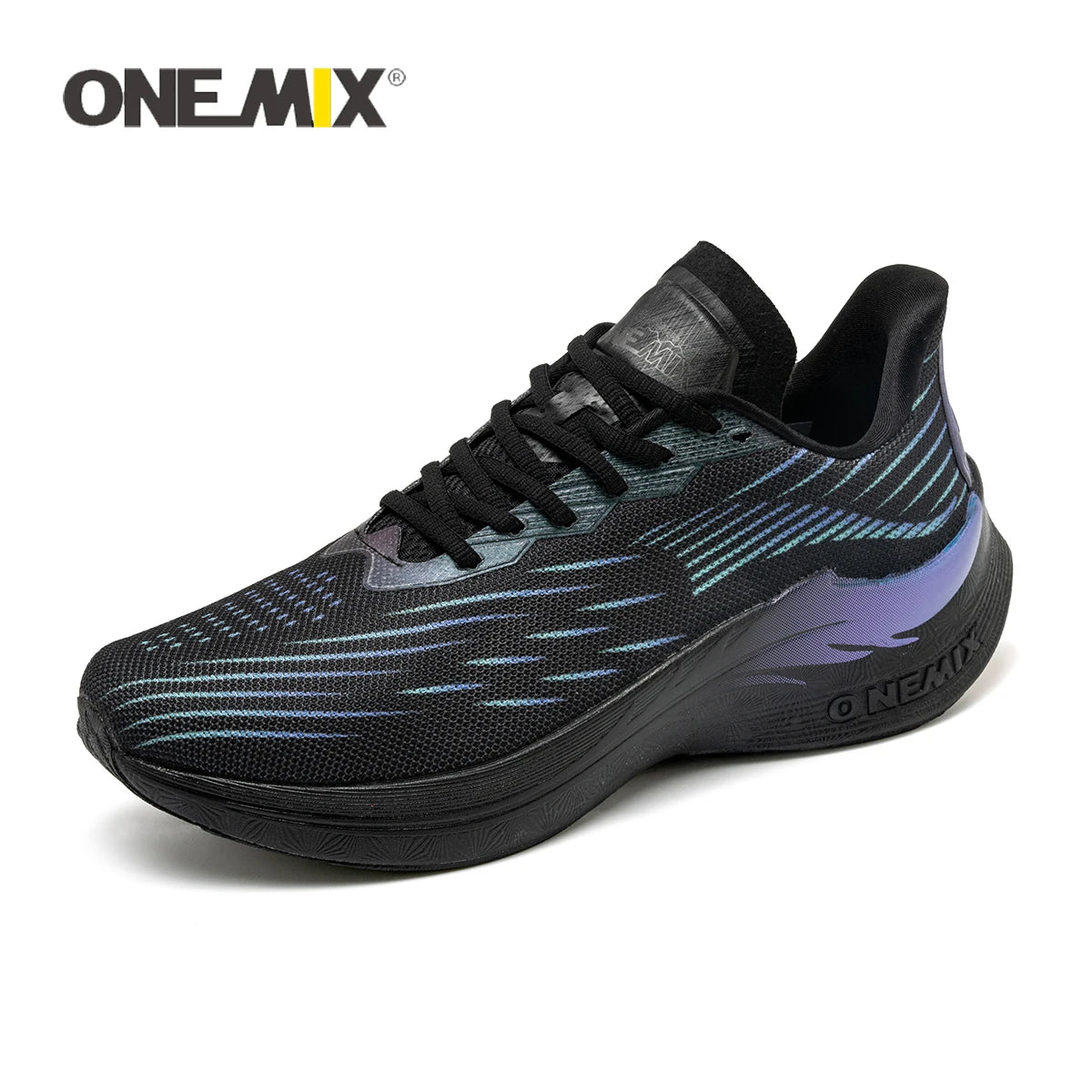 ONEMIX 2024 New Style Men Running Shoes Breathable Mesh Sport Shoes Casual Soft Outdoor Male Walking Sneakers Jogging Shoe