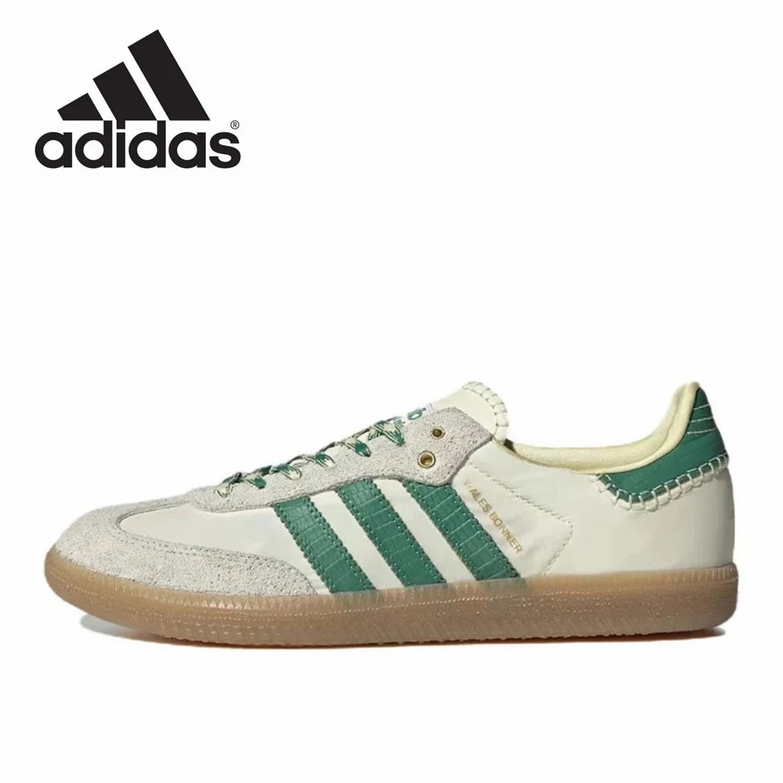 Adidas - German Samba Pony Welsh Bonner Leopard Pattern Training Shoes, Retro Multi functional Sports and Casual Gazelle Shoes