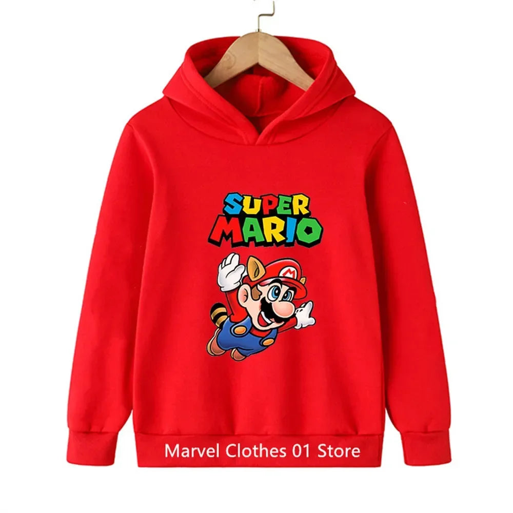 Fashion Children Game Sonic Hoodie Kids Sweatshirt Baby Boys Girls Cartoon Pullovers Kids Autumn Clothes Bros Hoodies