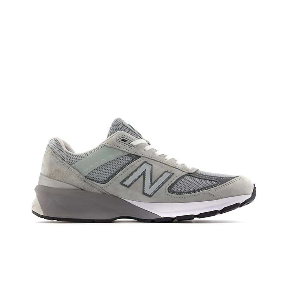 Original New Balance NB 990 V5/992 Classic Vintage Mesh Leather Casual Unisex Men and Women Running Shoes Grey Silver M990GL5