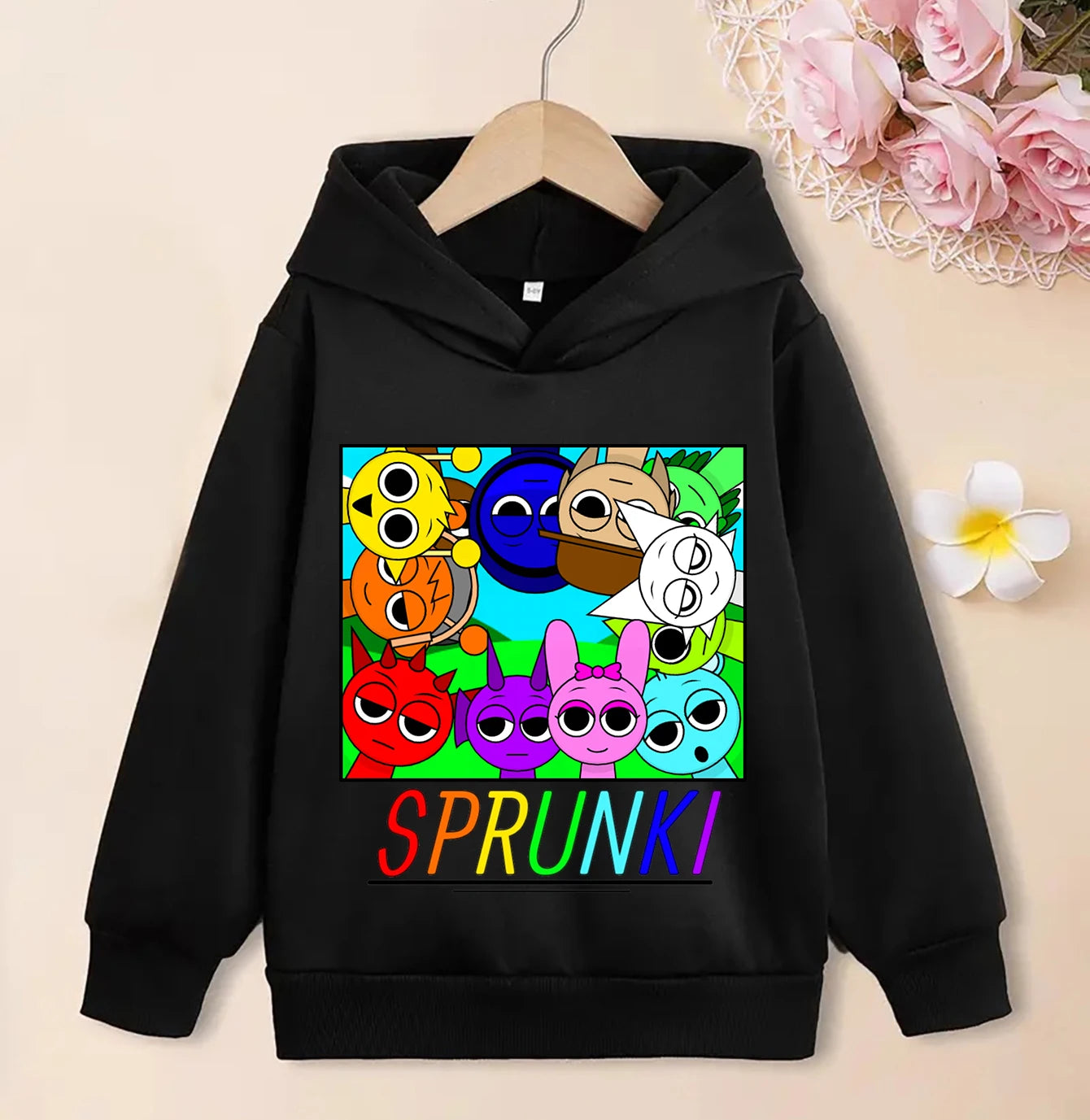 Sprunki Beats Print Children's Clothing Creative Hot Game Sweatshirt Cartoon Incredibox Long Sleeve Pullover Boys Girls Hoodies