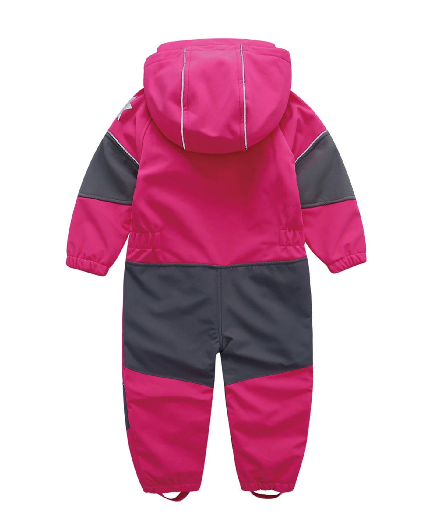 NEW 3-6T Kids Boys Girls Jumpsuit Waterproof PU Rain Pants Overall Coverall Softshell For Children Outdoor Sportswear