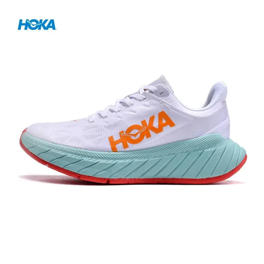 HOKA One One Carbon X2 Men Women Shoes Titanium Krypton Moving X Cross-country Running Shoes  Carbon Plate Shock Absorption