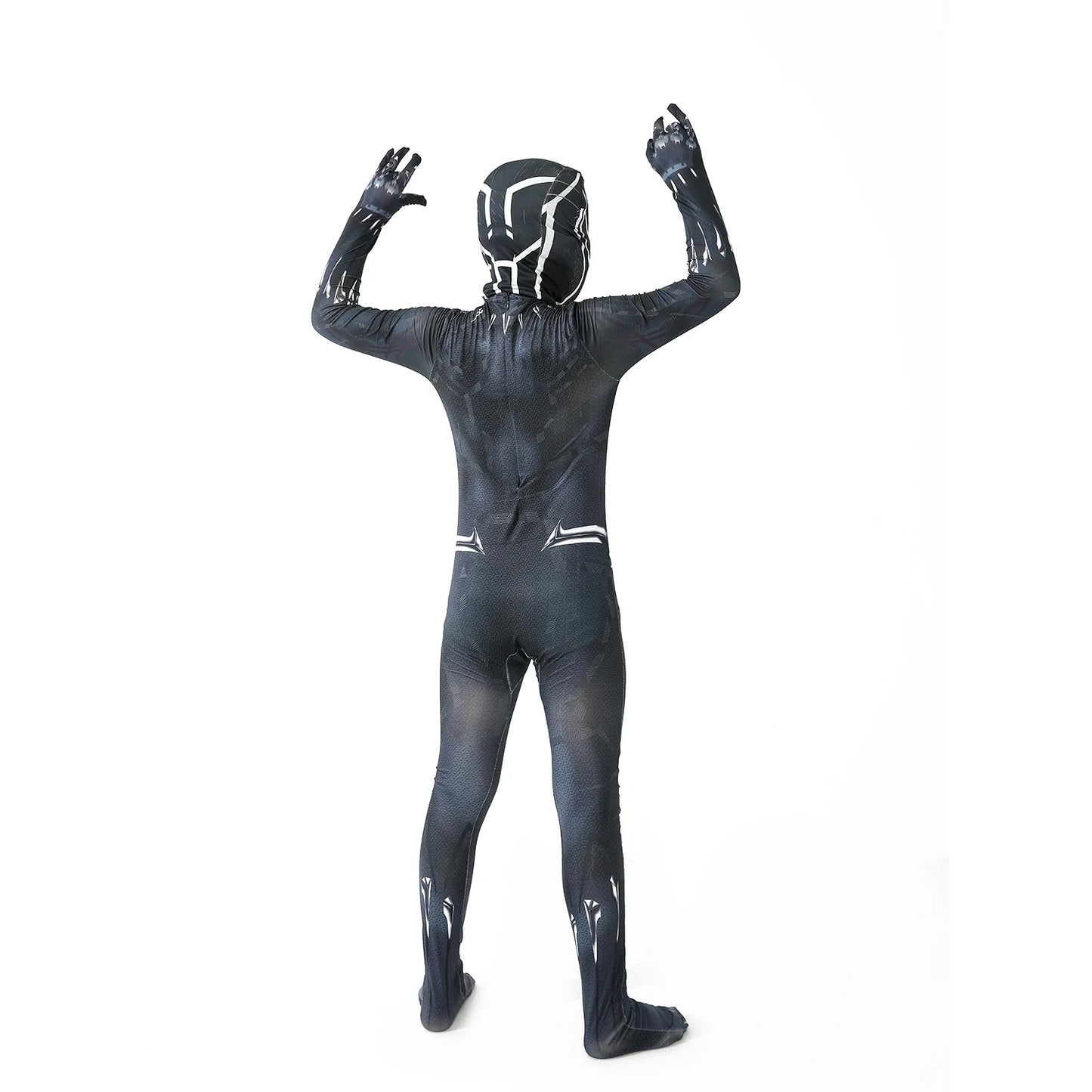 Anime Superhero Black Kids Panther Men Boys Adult Jumpsuits Children Panther Cosplay Halloween Costume Bodysuits Dress Up New