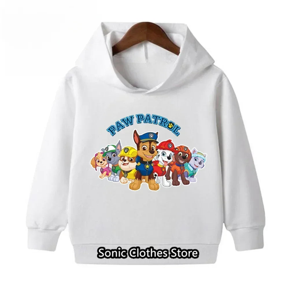 Child Paw Patrols Hoodie Kids Clothes Boys Girls Clothing Spring Autumn Sweatshirts Trapstars Cartoon Clothes Hoodie