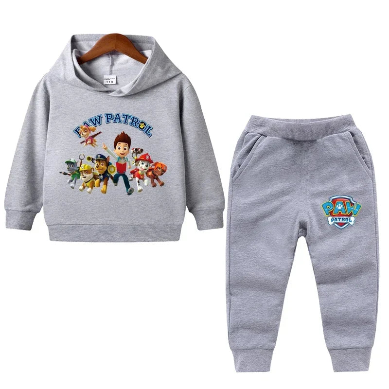 PAW Patrol Spring Autumn Children Clothing Suit Baby Boys Girls Clothes Kids Sport Hoodies Pants 2Pcs Sets Toddler Tracksuits