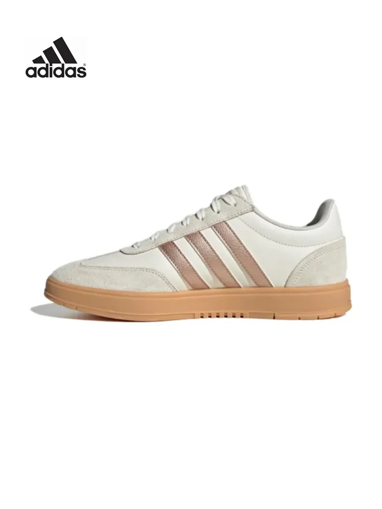 Adidas neo Gradas anti-slip wear low top men's and women's skate shoes white gray black