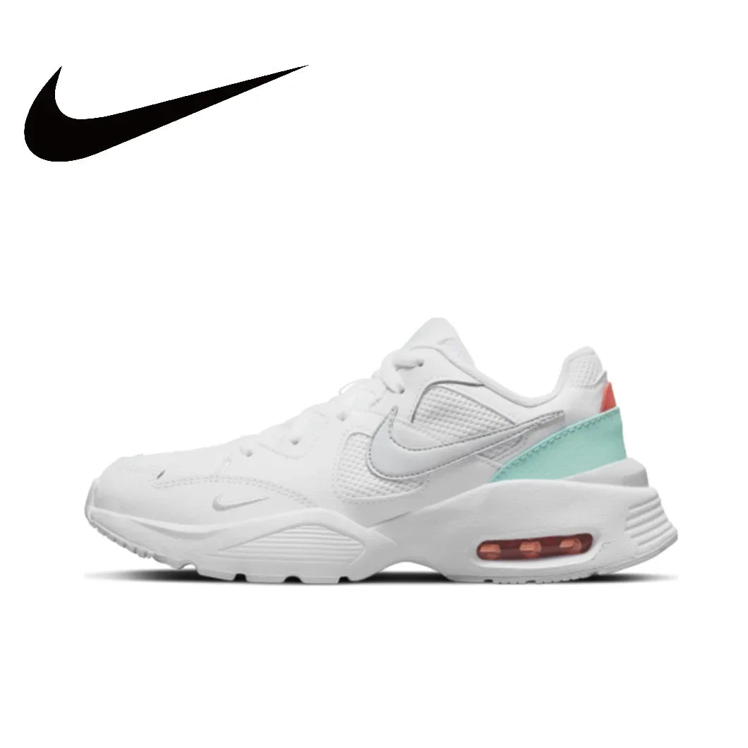 Nike Original Air Max Fusion Low Retro Classic Running Shoes Men's and Women's Comfortable Breathable Sneakers White