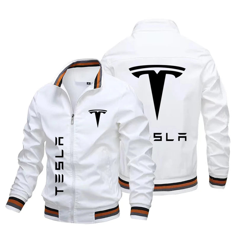 Men's zippered baseball jacket high-quality rider uniform motorcycle sportswear Spring and Autumn 2024