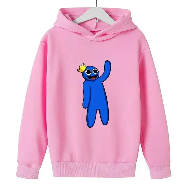 Rainbow Friends Hoodie Sweater Sweatshirts Spring Autumn Kids Baby Girls Boys Child Toddler Infant Clothes Christmas Gift