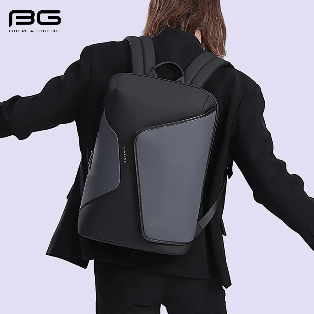 BANGE  Business Backpack with External USB Port Anti Splashing Water Travel Backpack