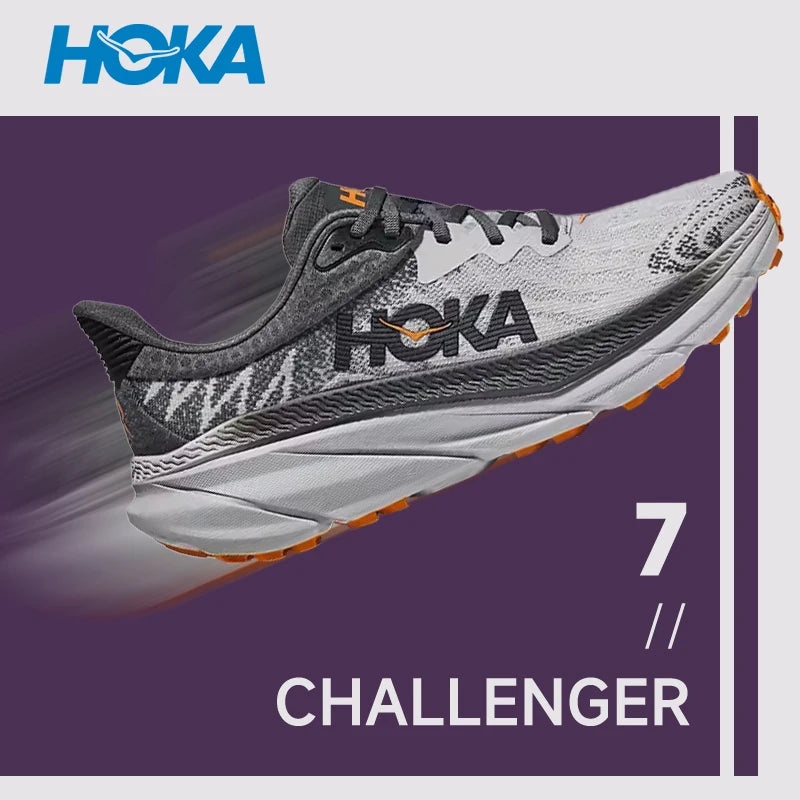 HOKAS Challenger 7  Men Running Shoes Outdoor Road Sneakers Cushioning Elasticity Marathon Shoes Trail Trekking Tennis Sneakers