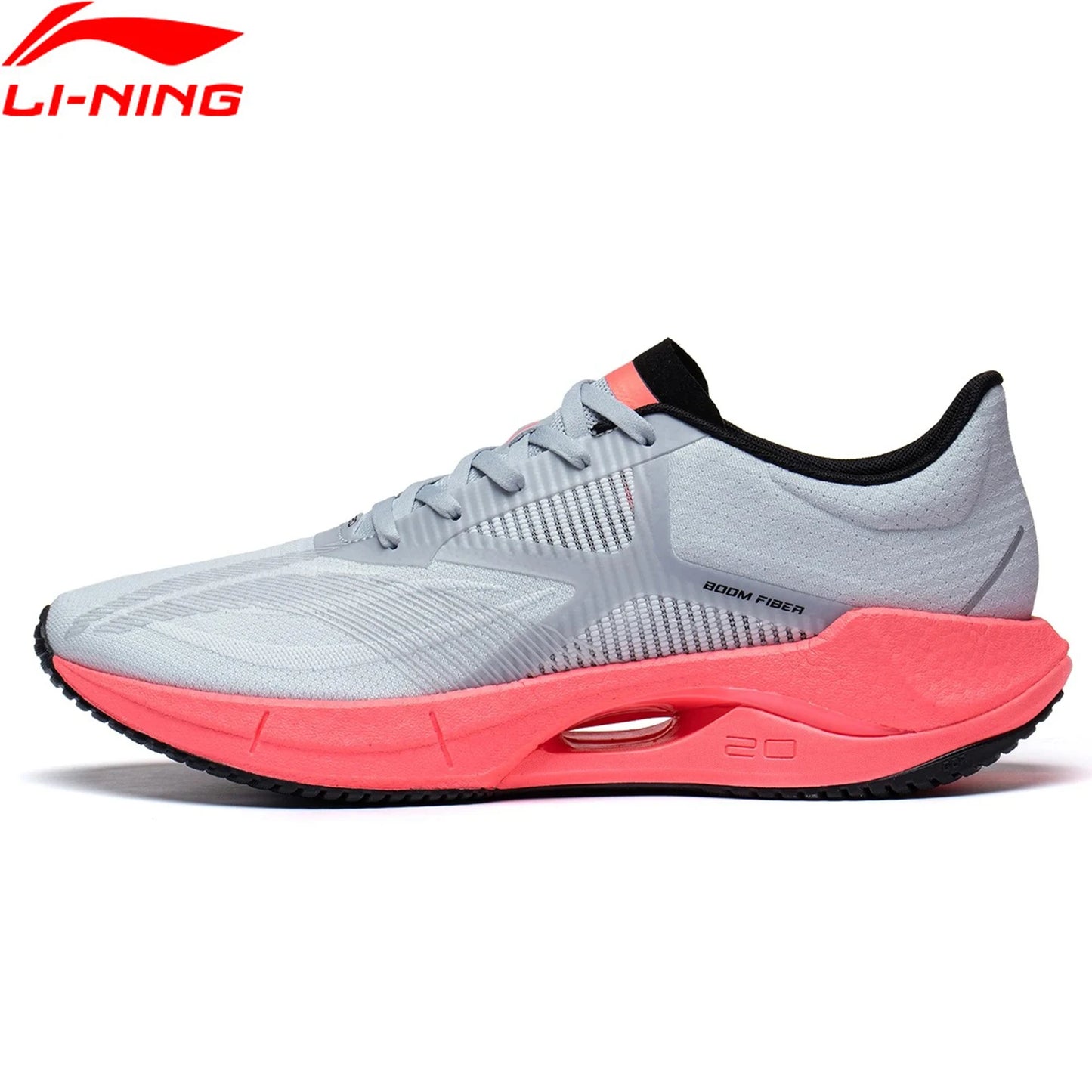 Li-Ning Men SUPER LIGHT 20 Running Shoes BOOM Cushion Anti-Slip Breathable LiNing Support Sneakers Wearable Sport Shoes ARBT001