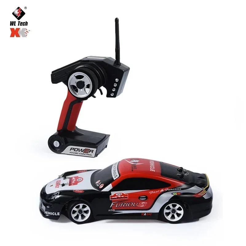 WLtoys K989 K969 Remote Control Four-Wheel Drive Car Charger Electric Toys Mini Race Car 1:28-Ratio High-Speed Off-Road Vehicle