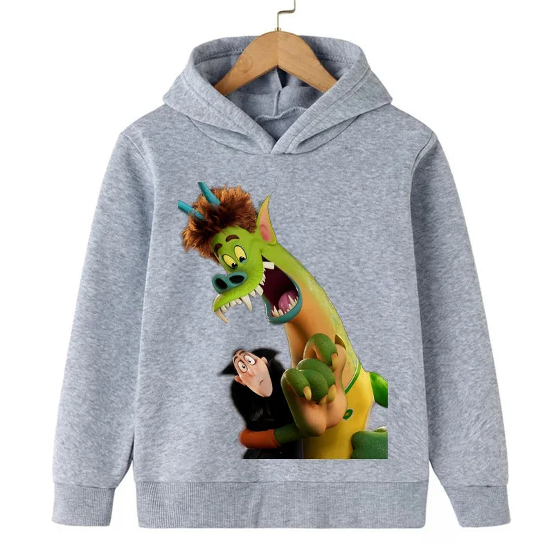 Hotel Transylvania New Cartoon 2-14 Years Old Kids Boys Hoodies Sweatshirts for Autumn Coats Teenager Boy Clothes Kid Girls Tops