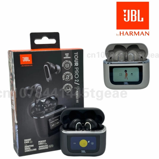 Original JBL TOUR PRO 2 Wireless Earphones Noise Canceling Smart Touch Display Hong Kong version