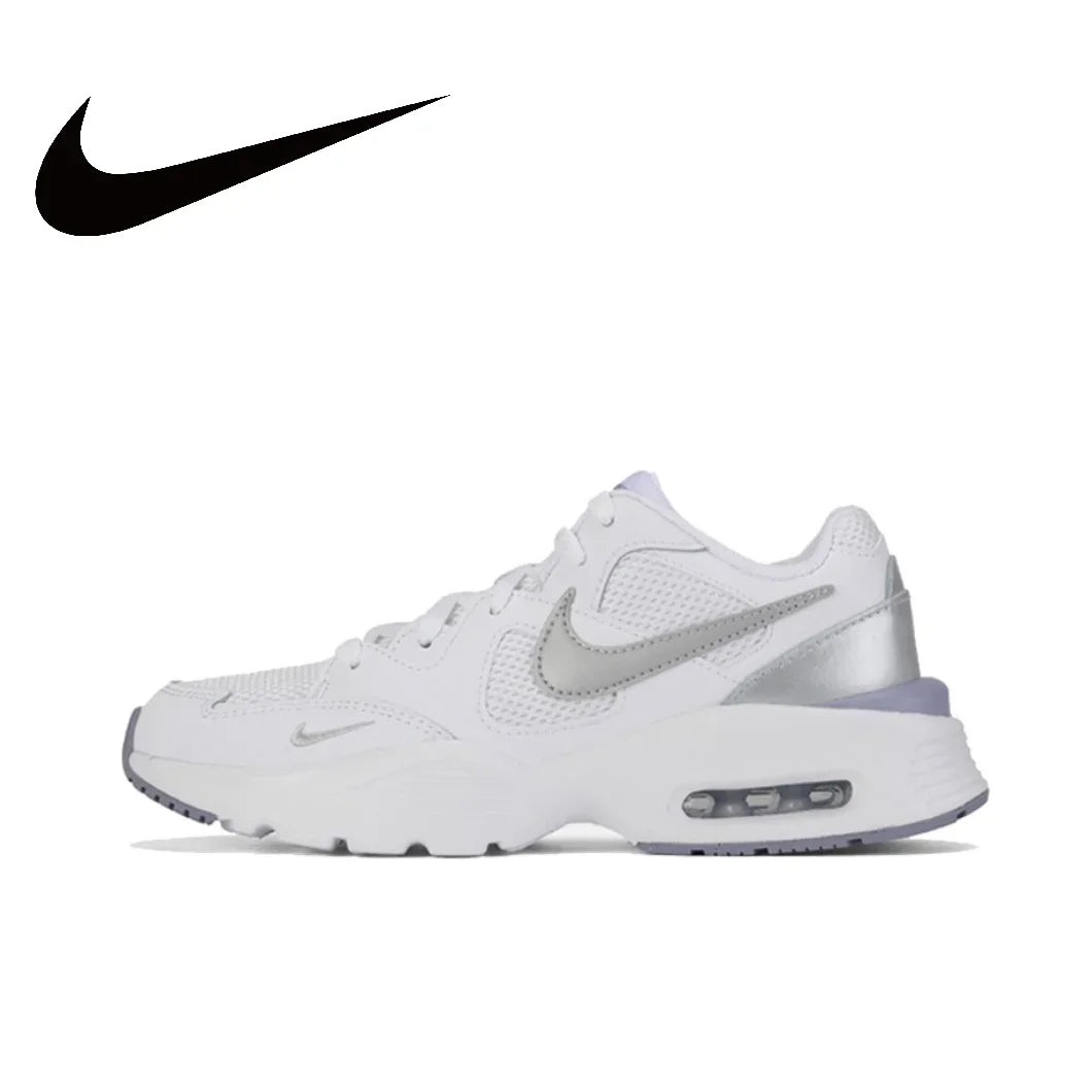 Nike Original Air Max Fusion Low Retro Classic Running Shoes Men's and Women's Comfortable Breathable Sneakers White