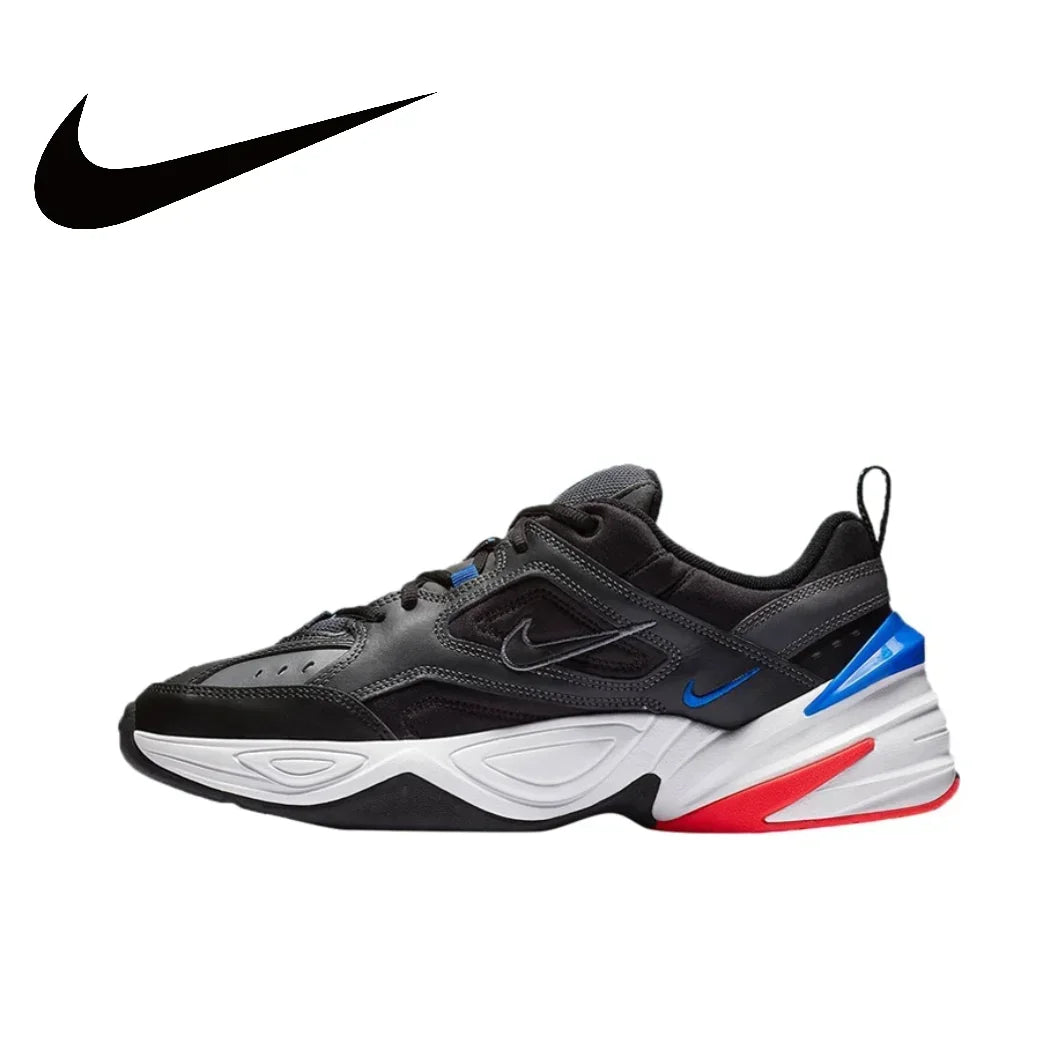 Nike Original Gray M2K Tekno Low Mens Running Shoes Retro Classic Comfortable Shock Absorbing Sneakers