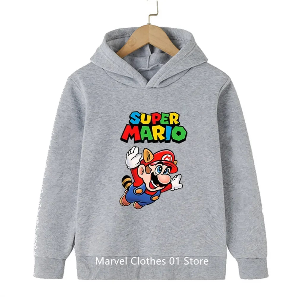 Fashion Children Game Sonic Hoodie Kids Sweatshirt Baby Boys Girls Cartoon Pullovers Kids Autumn Clothes Bros Hoodies