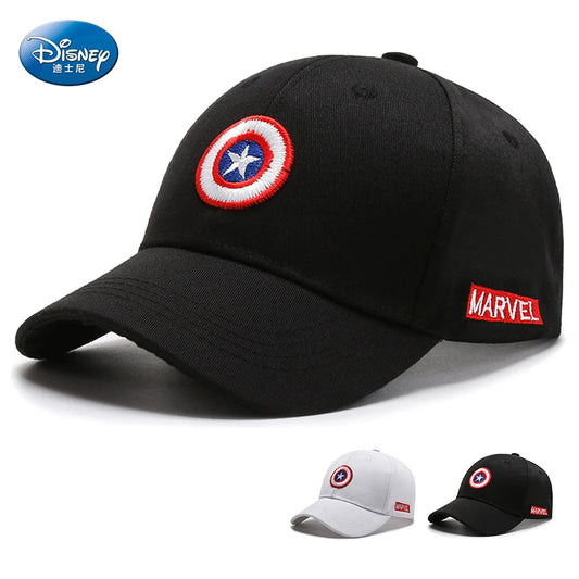 Disney Anime Cartoon Captain America Hat For Kids Boy Girl Autumn Baby Baseball Cap Children Hip Hop Sun Hats Kids Snapback Caps