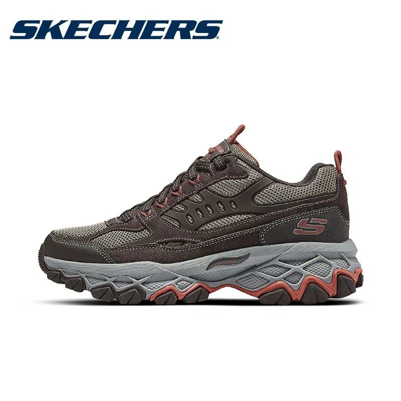 Skechers 2024 New Men's Hiking Shoes Outdoor Sports Shoes Wear-resistant Non-slip Men Trekking Walking Hunting Tactical Sneakers