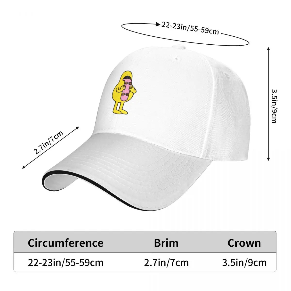 Skateboard Tongue Baseball Cap Hat Beach Luxury Cap Anime Women's Hats Men's