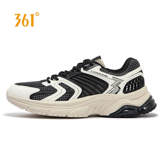 361 ° Annual round Se Men Shoes Sneaker 2024 Summer Breathable Clunky Sneakers Men's Thick Bottom Wear-Resistant Casual Running